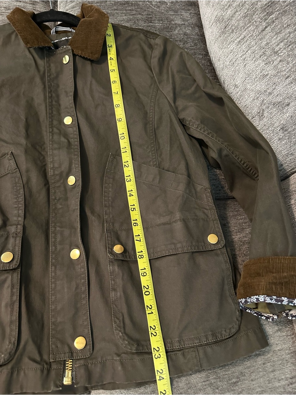 J. Crew Barn Jacket with Liberty Floral Print Size Small - Picture 14 of 14